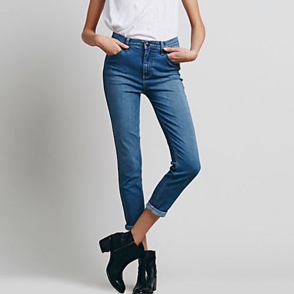 Free People Denim - Free People High Rose Roller Skinny Jeans